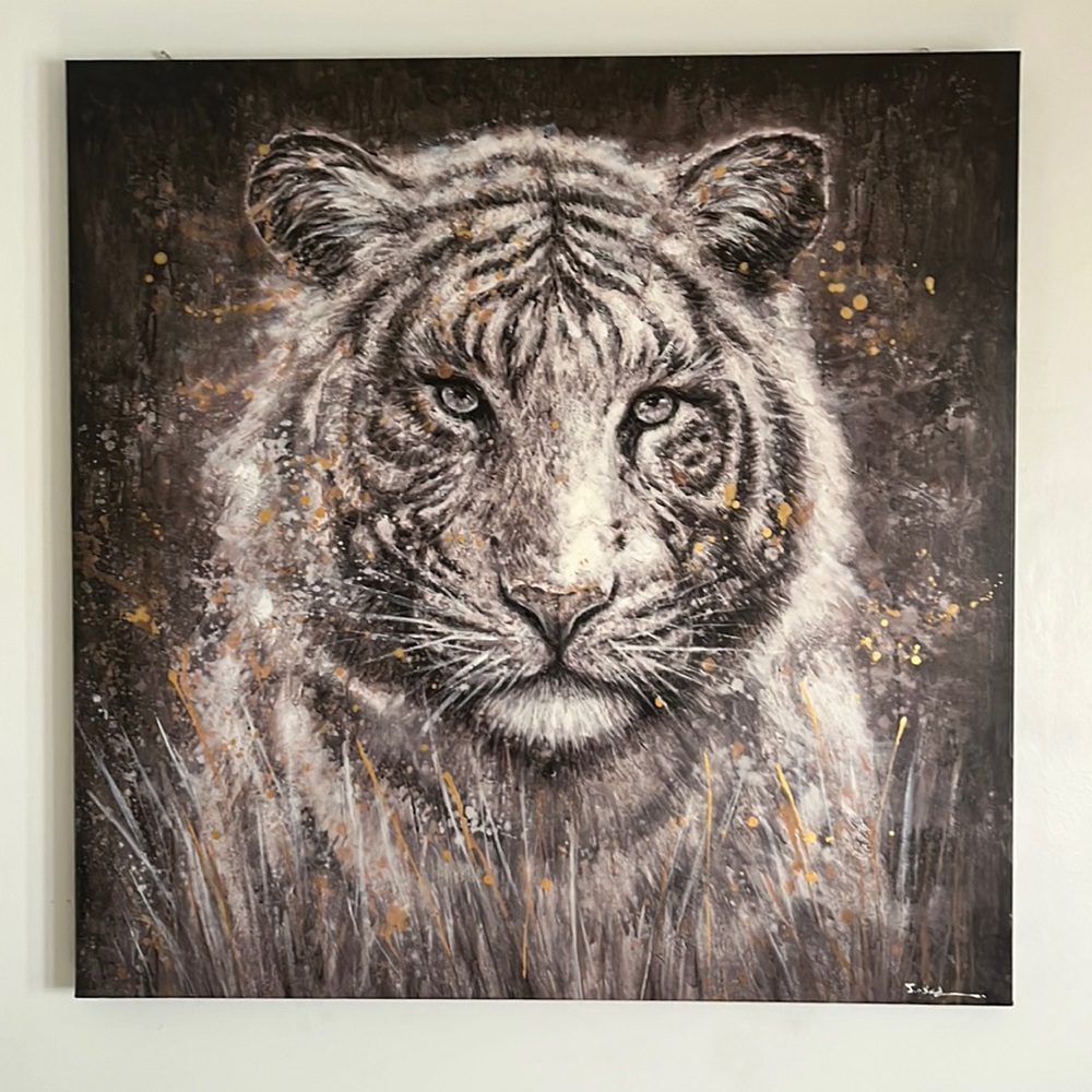 White Tiger Portrait